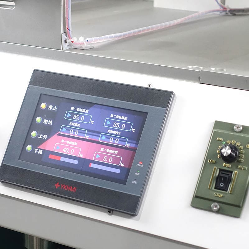 JTM-300桌面型卷对卷实验涂布机 热熔胶小型连续涂膜机 覆膜机无需气源 可增加UV固化/烘箱